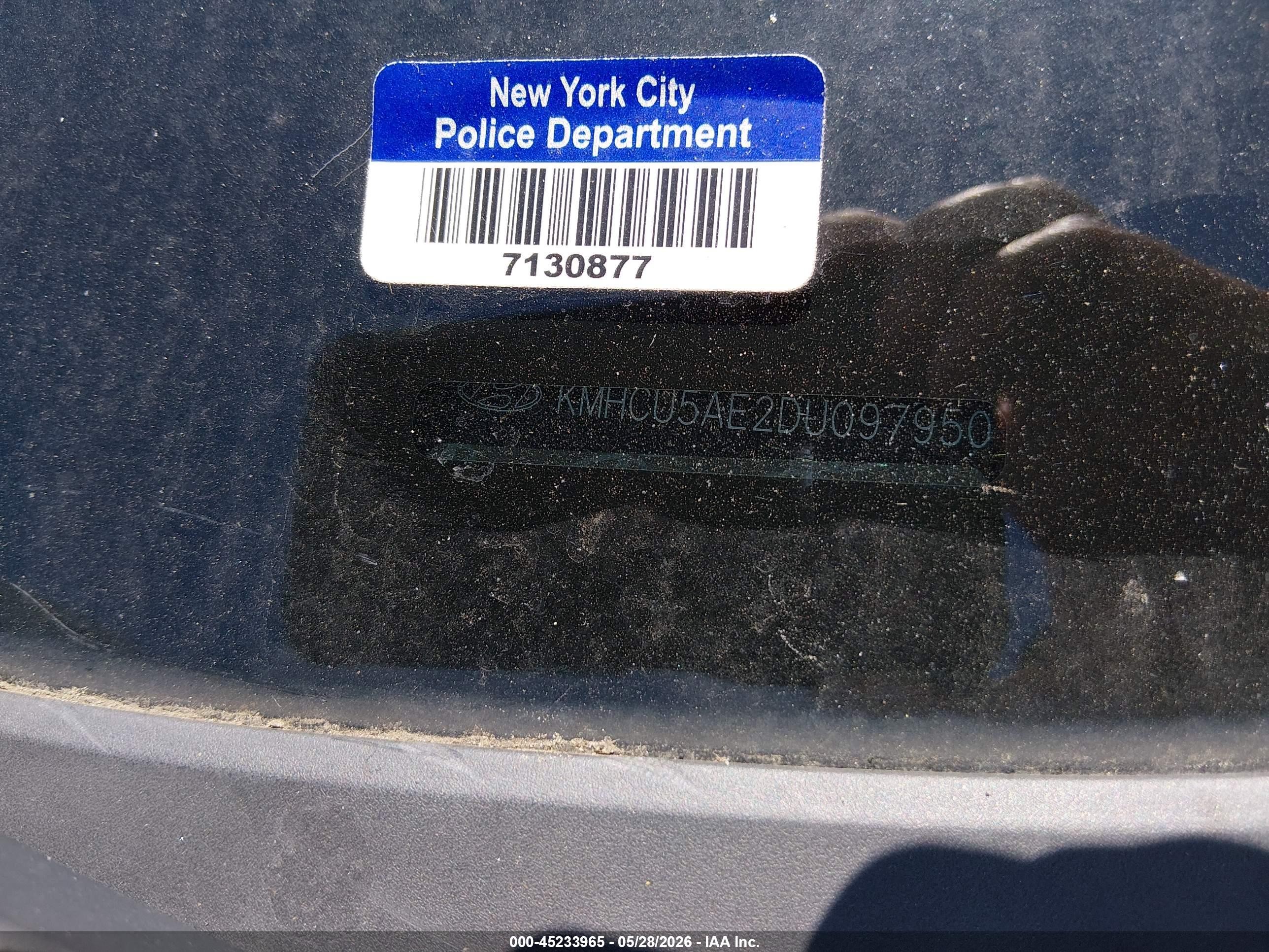 2013 Hyundai Accent Se Gray vin: KMHCU5AE2DU097950