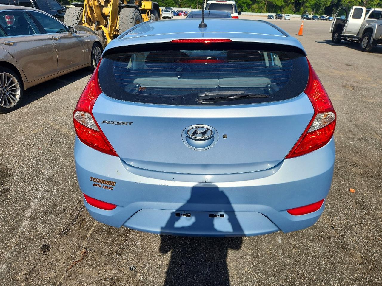 2014 Hyundai Accent Se Blue vin: KMHCU5AE2EU151443