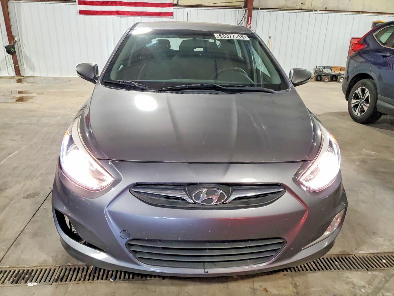 2014 Hyundai Accent Se Gray vin: KMHCU5AE2EU190291