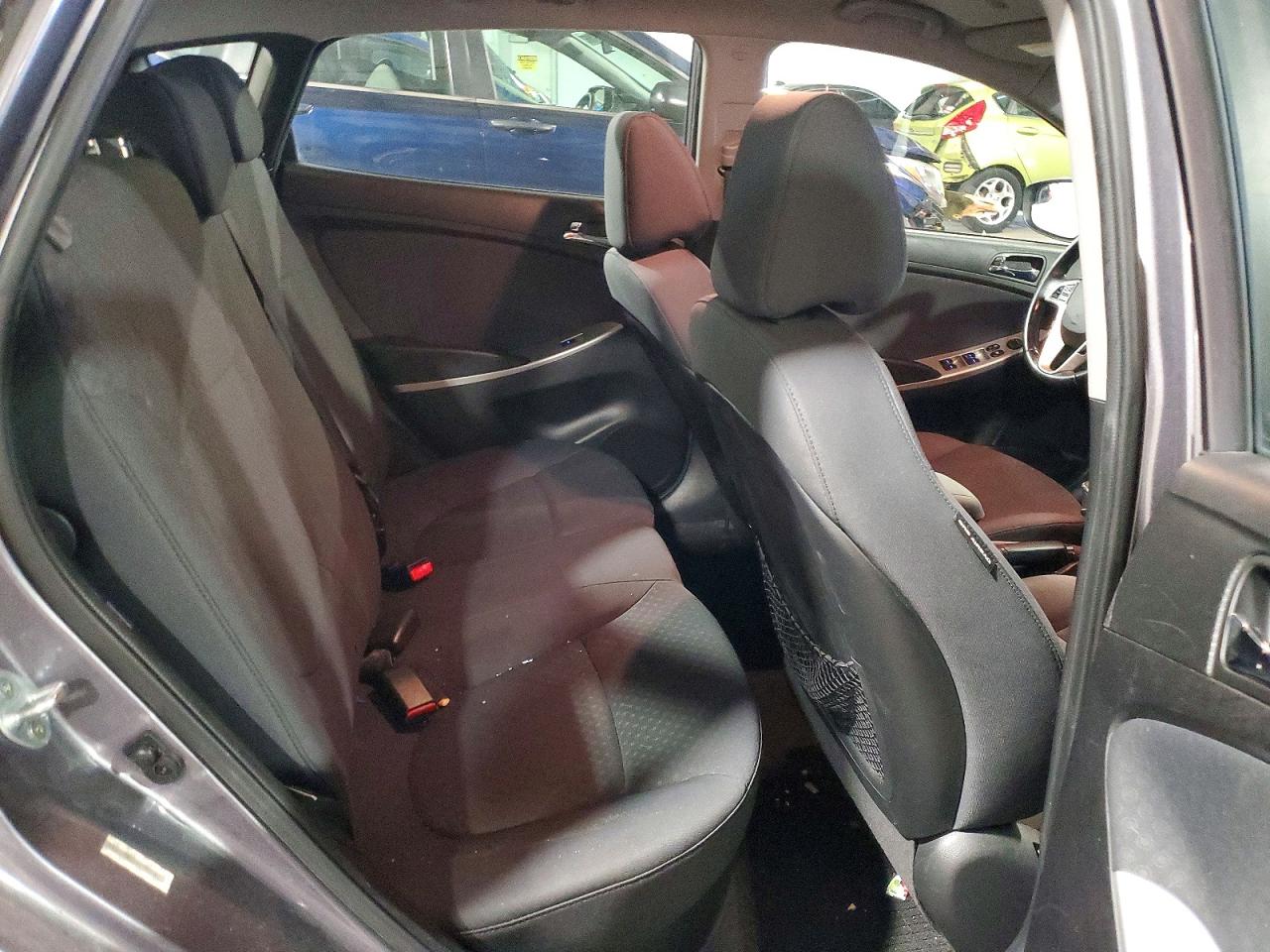 2014 Hyundai Accent Se Gray vin: KMHCU5AE2EU190291