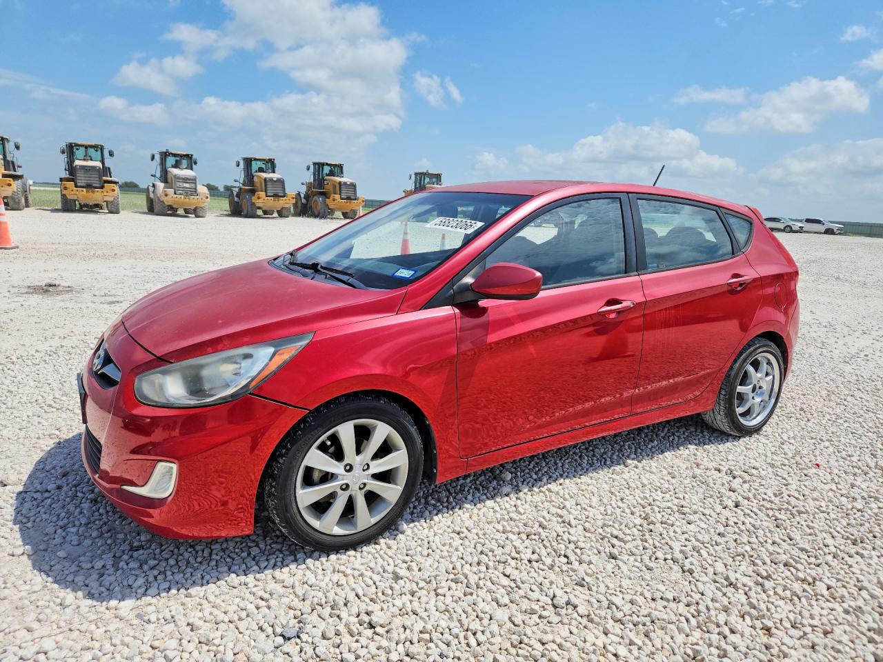 2012 Hyundai Accent Se Red vin: KMHCU5AE3CU013424