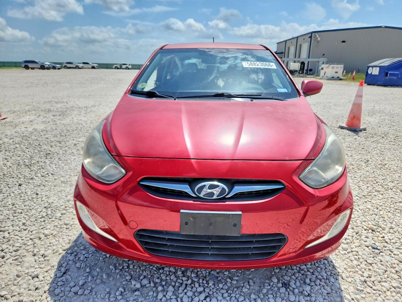 2012 Hyundai Accent Se Red vin: KMHCU5AE3CU013424