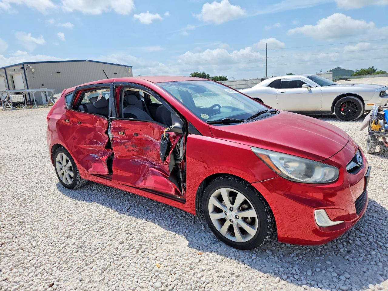 2012 Hyundai Accent Se Red vin: KMHCU5AE3CU013424
