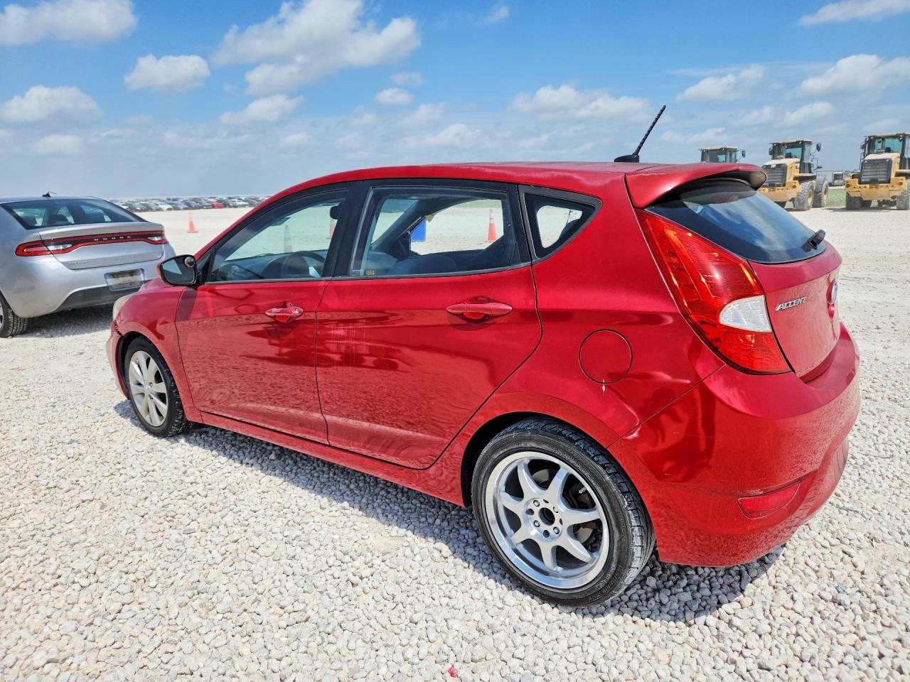 2012 Hyundai Accent Se Red vin: KMHCU5AE3CU013424