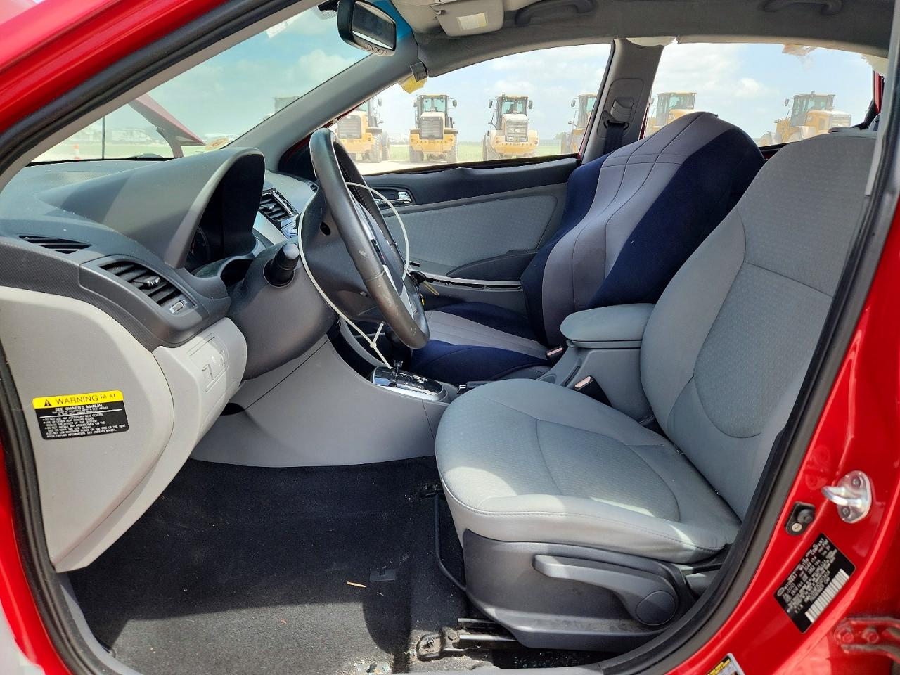 2012 Hyundai Accent Se Red vin: KMHCU5AE3CU013424