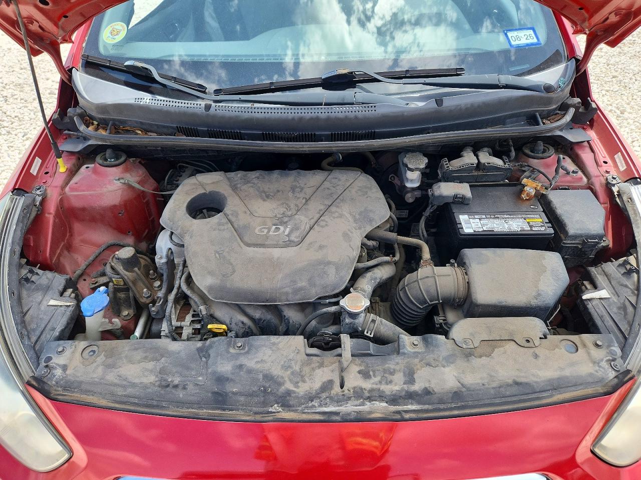 2012 Hyundai Accent Se Red vin: KMHCU5AE3CU013424