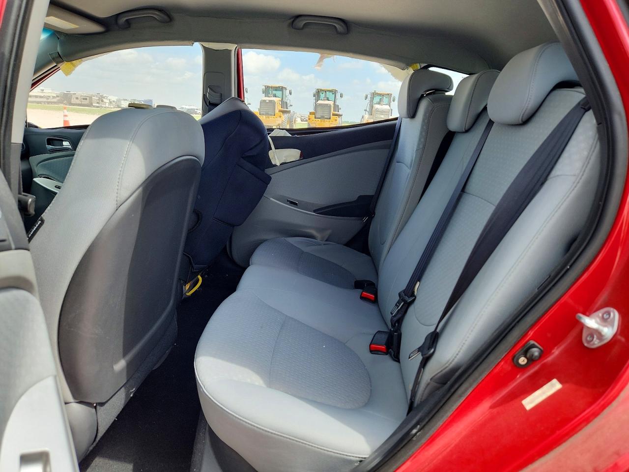2012 Hyundai Accent Se Red vin: KMHCU5AE3CU013424