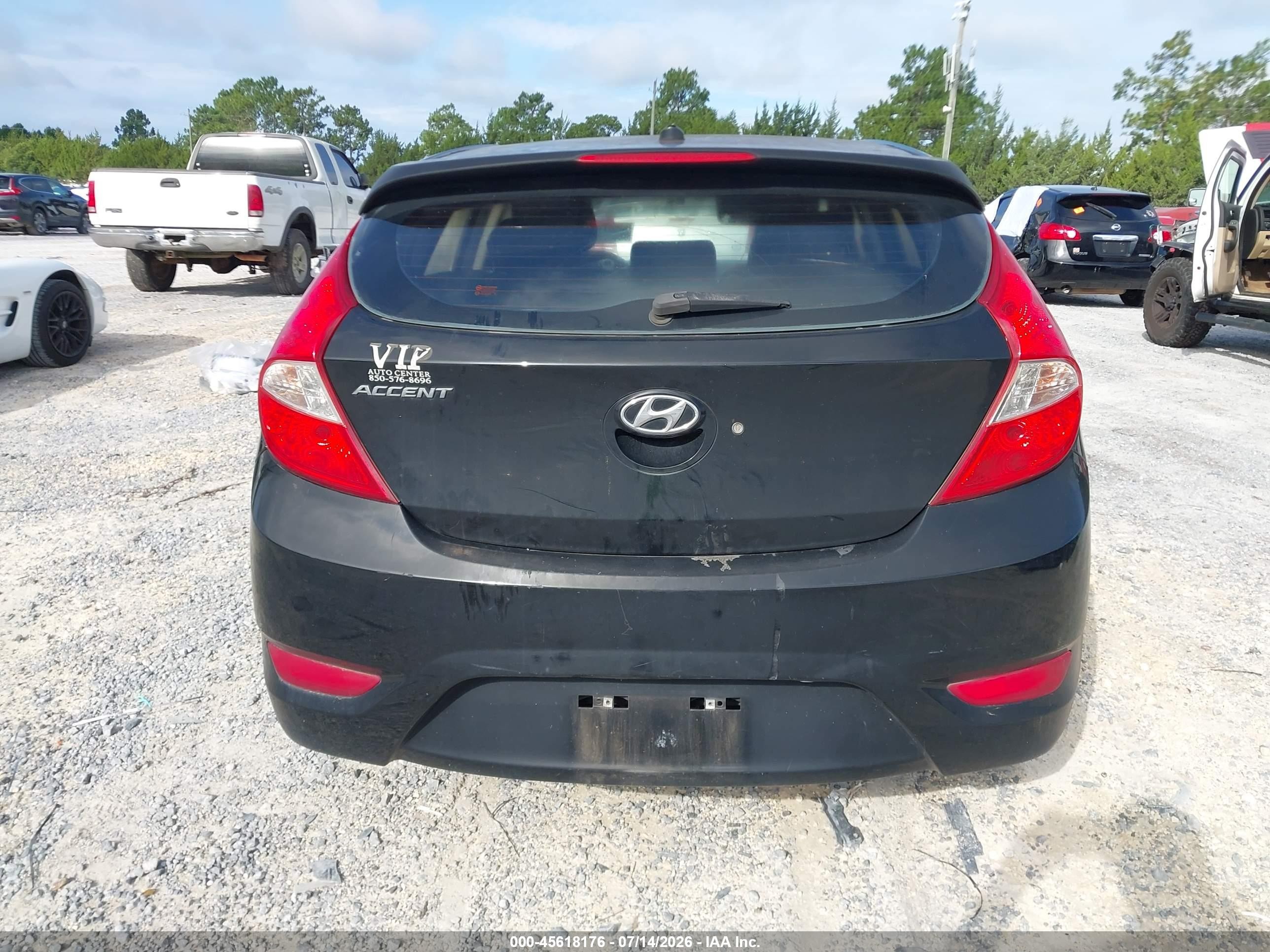 2013 Hyundai Accent Se Black vin: KMHCU5AE3DU077478