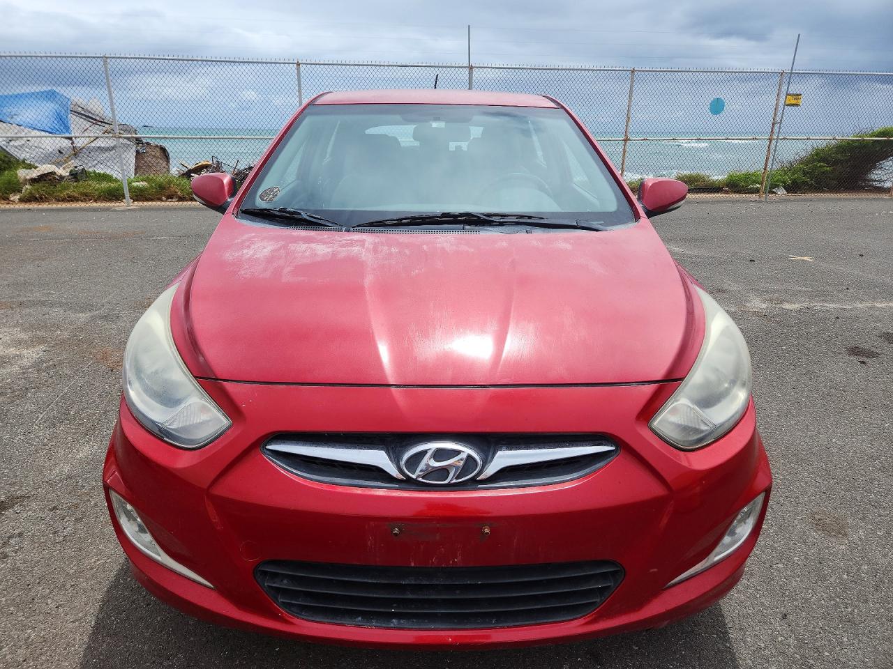 2013 Hyundai Accent Se Red vin: KMHCU5AE3DU078596