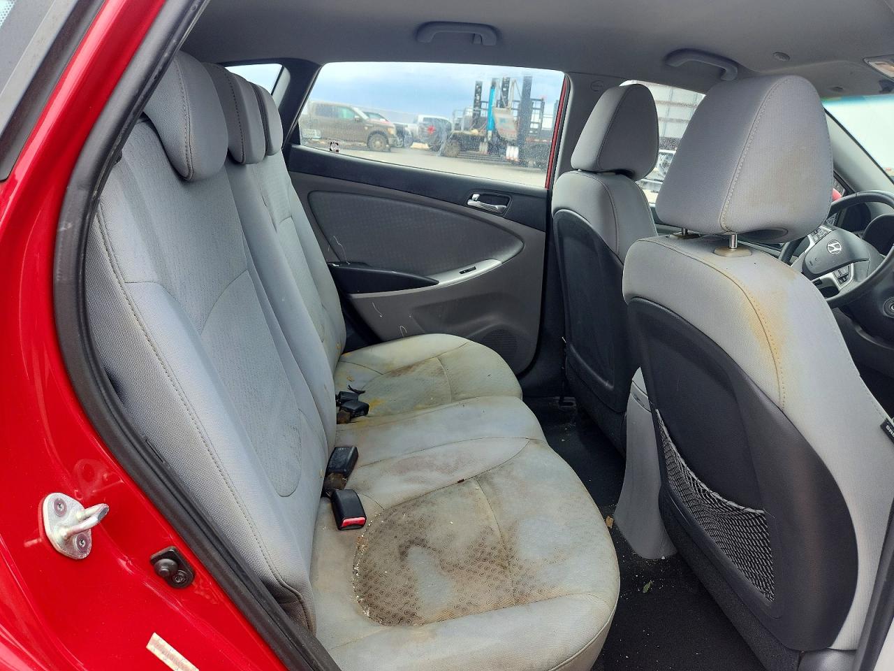 2013 Hyundai Accent Se Red vin: KMHCU5AE3DU078596
