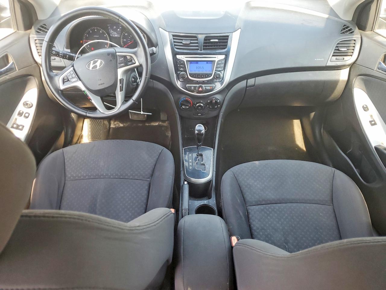2013 Hyundai Accent Se Gray vin: KMHCU5AE3DU138358