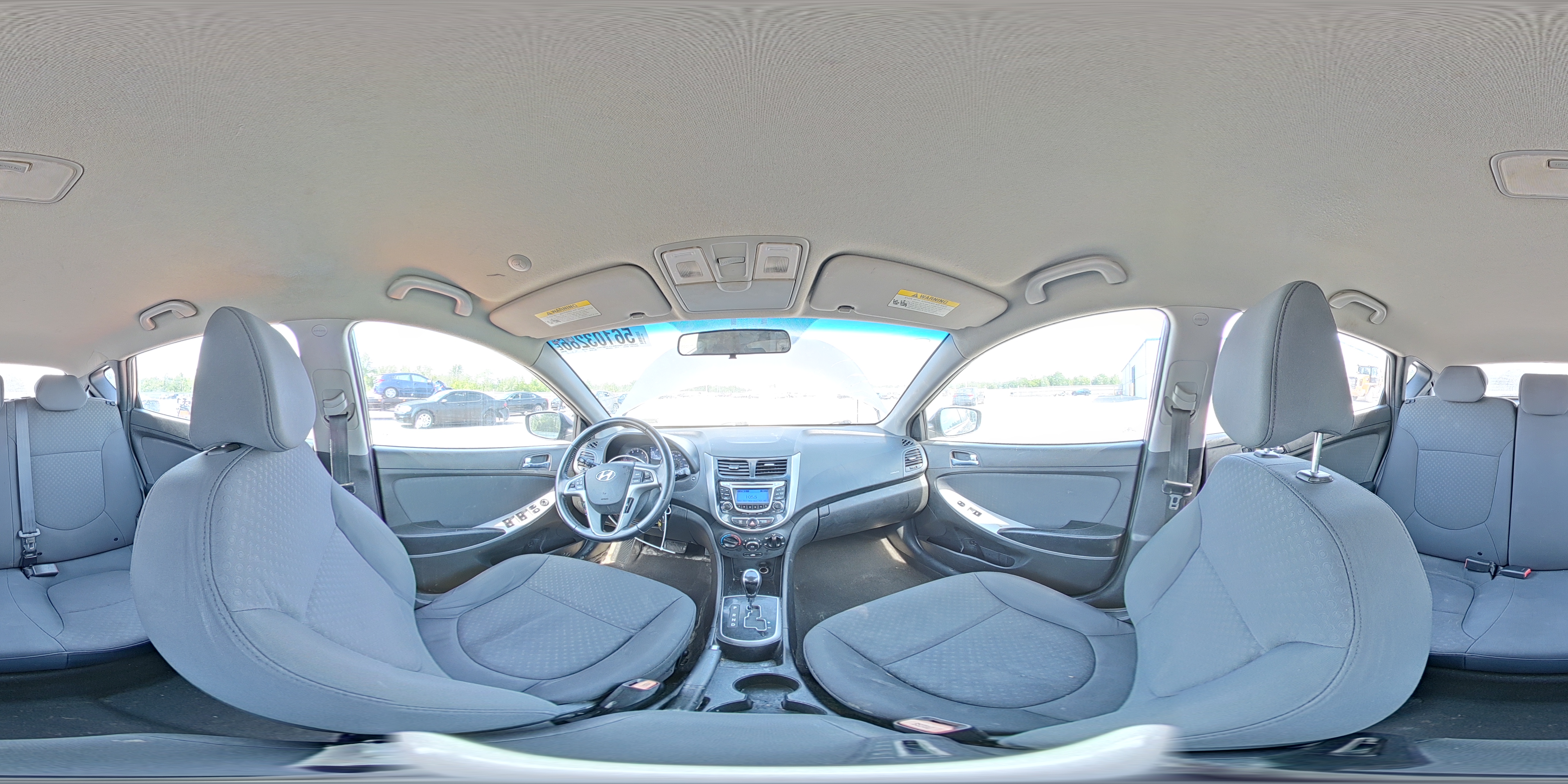 2013 Hyundai Accent Se Gray vin: KMHCU5AE3DU138358