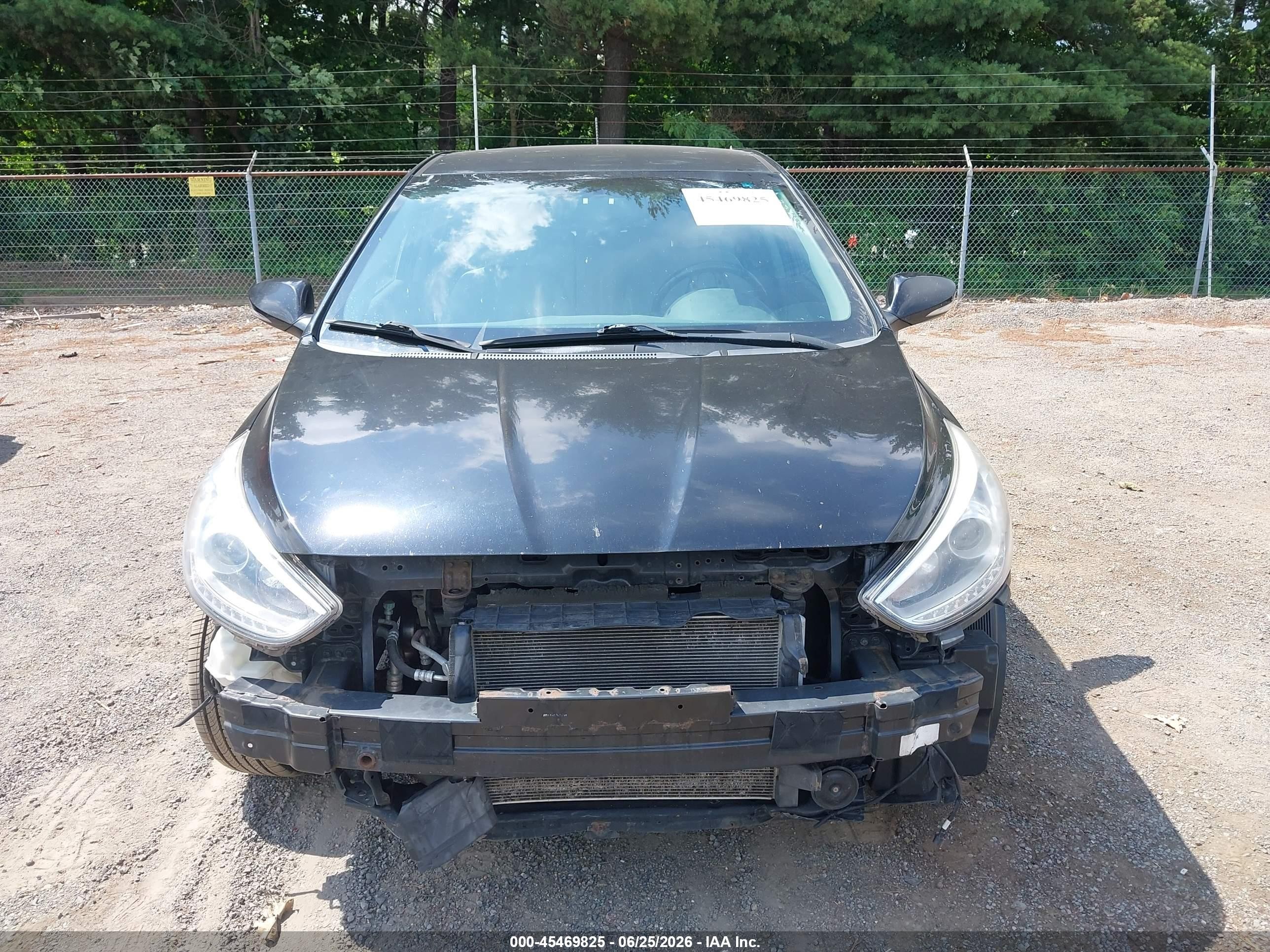 2014 Hyundai Accent Se Black vin: KMHCU5AE3EU178666