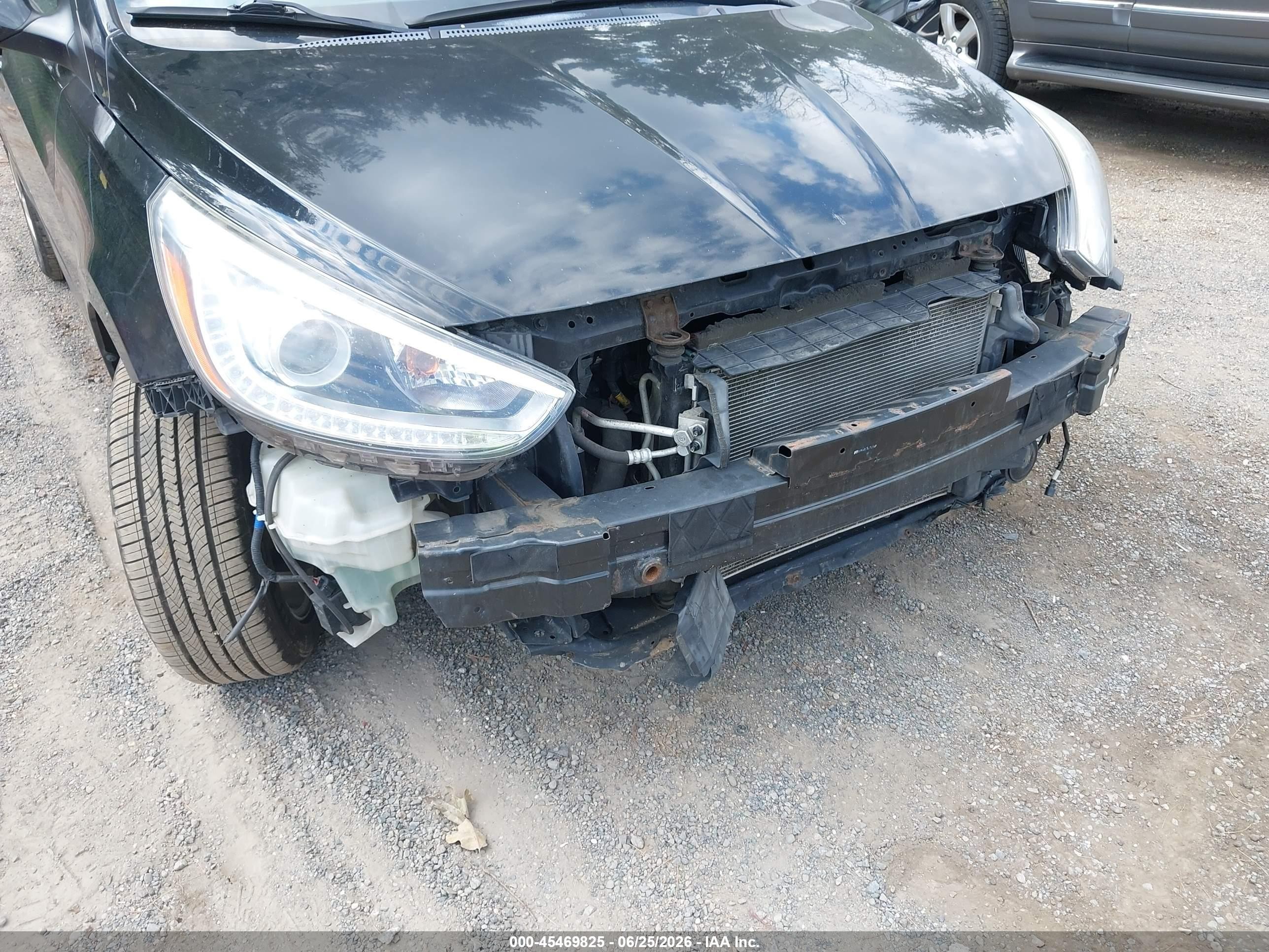 2014 Hyundai Accent Se Black vin: KMHCU5AE3EU178666