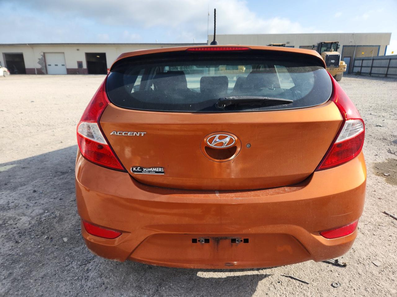 2015 Hyundai Accent Sport Orange vin: KMHCU5AE3FU200862