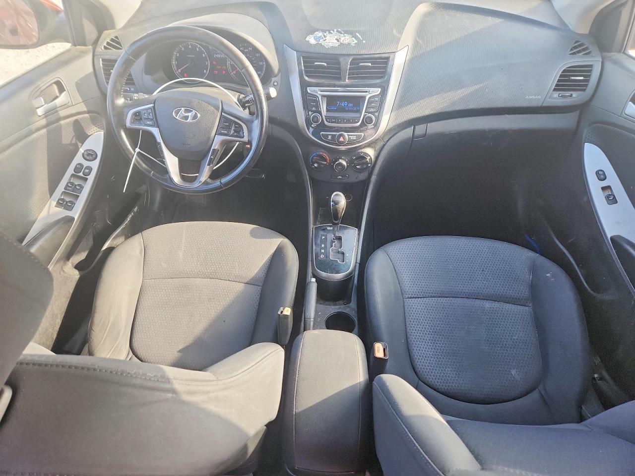 2015 Hyundai Accent Sport Orange vin: KMHCU5AE3FU200862
