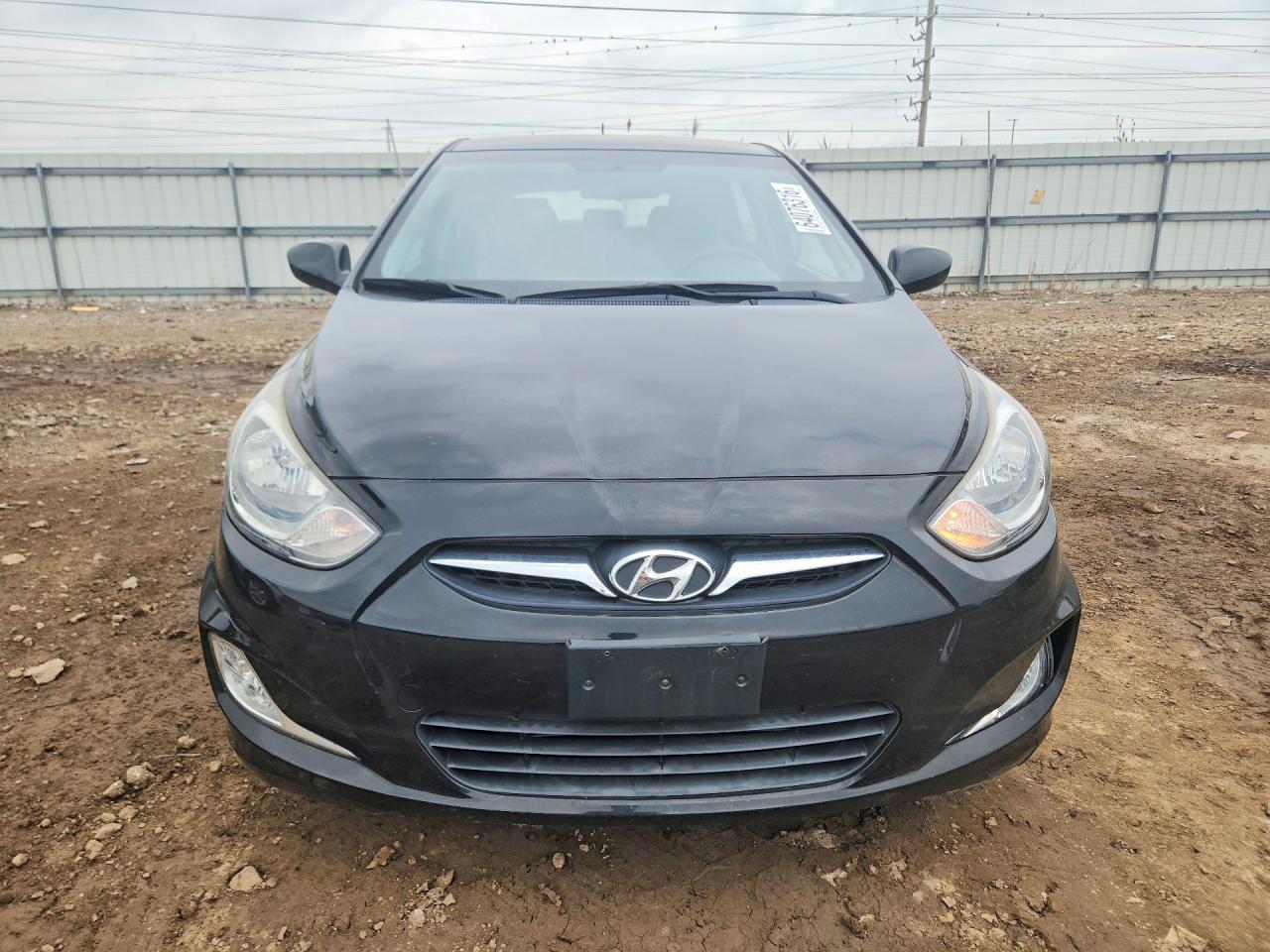 2012 Hyundai Accent Se Black vin: KMHCU5AE4CU008880
