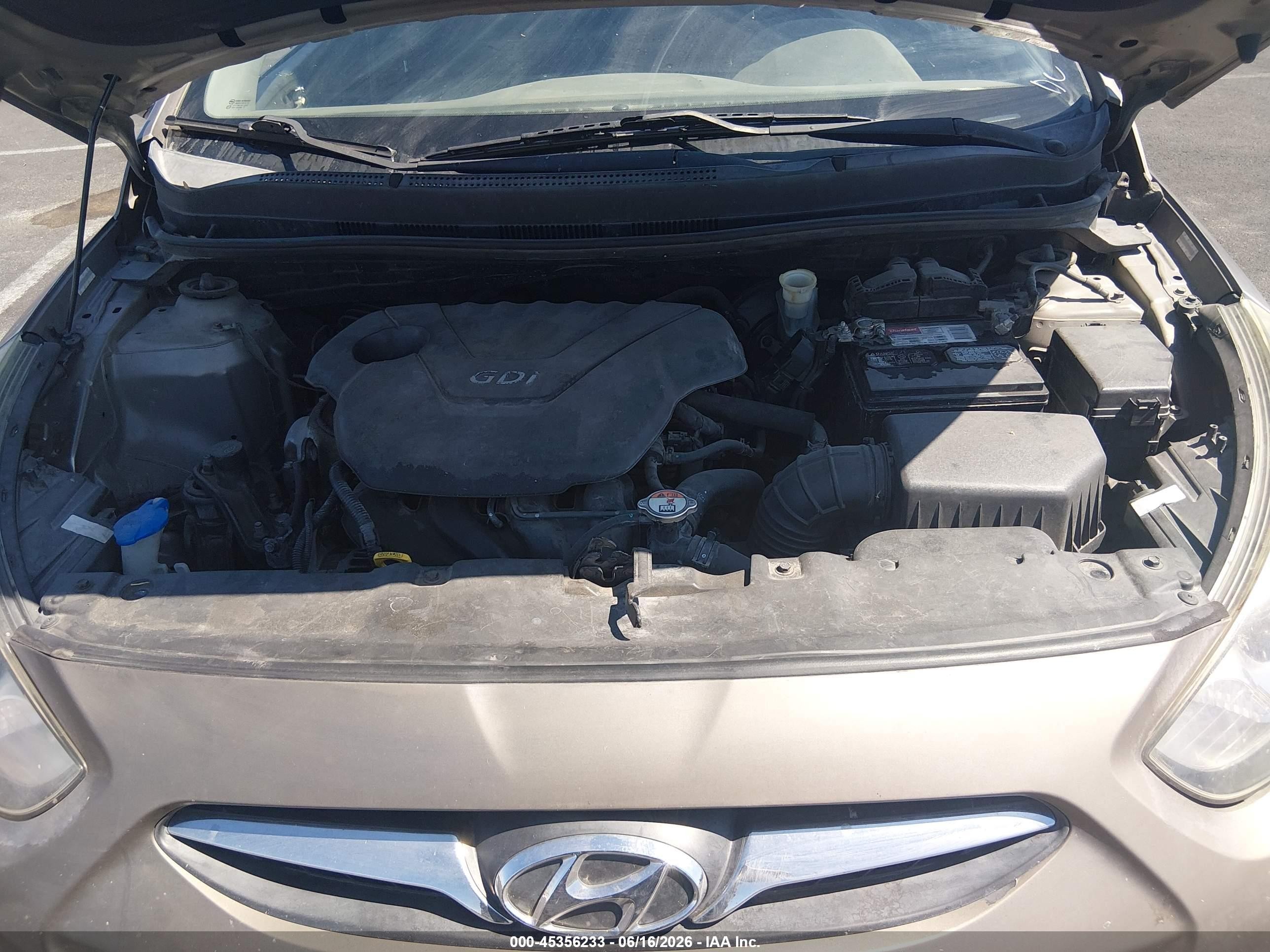 2012 Hyundai Accent Se Gray vin: KMHCU5AE4CU049719