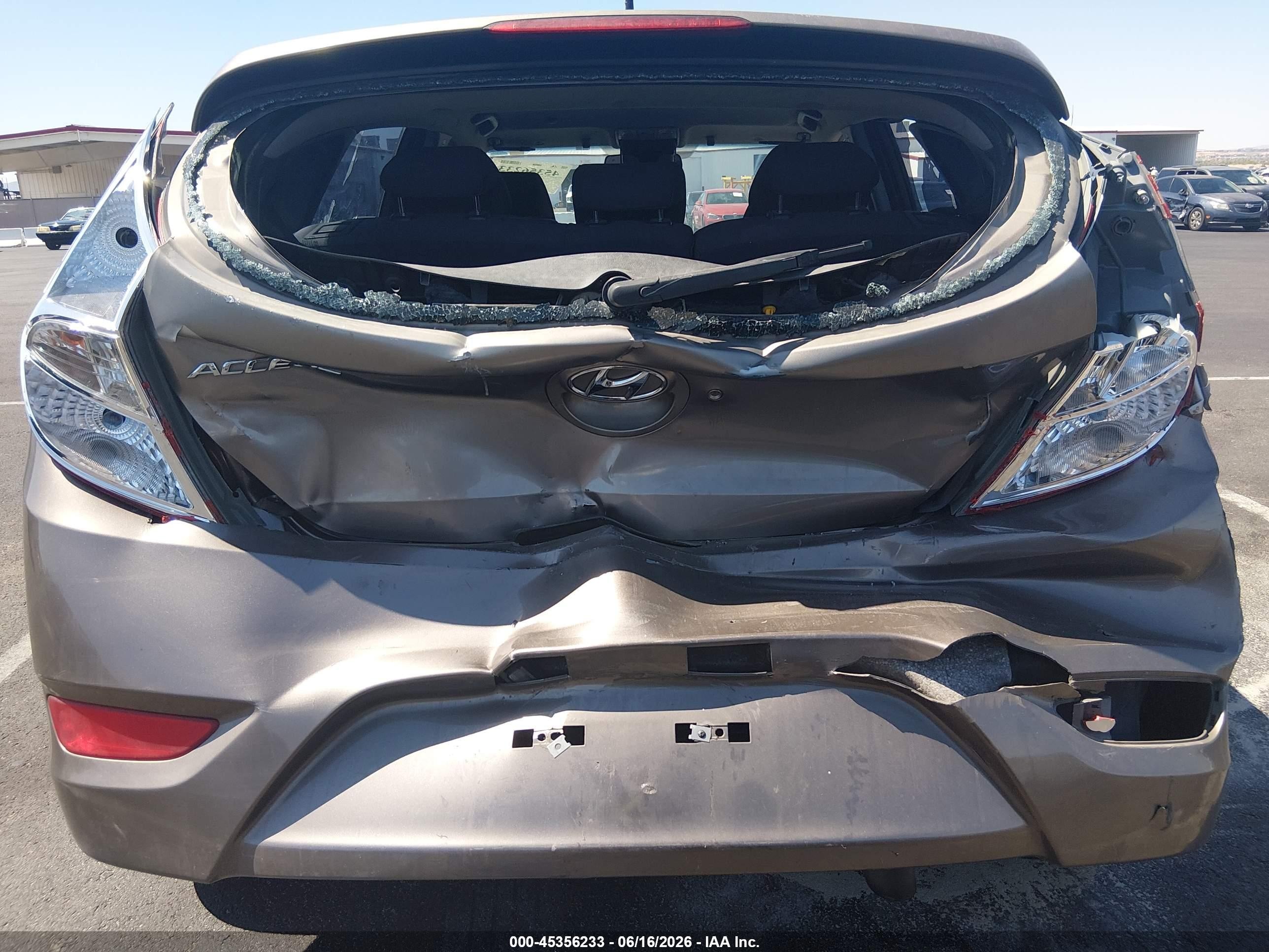 2012 Hyundai Accent Se Gray vin: KMHCU5AE4CU049719