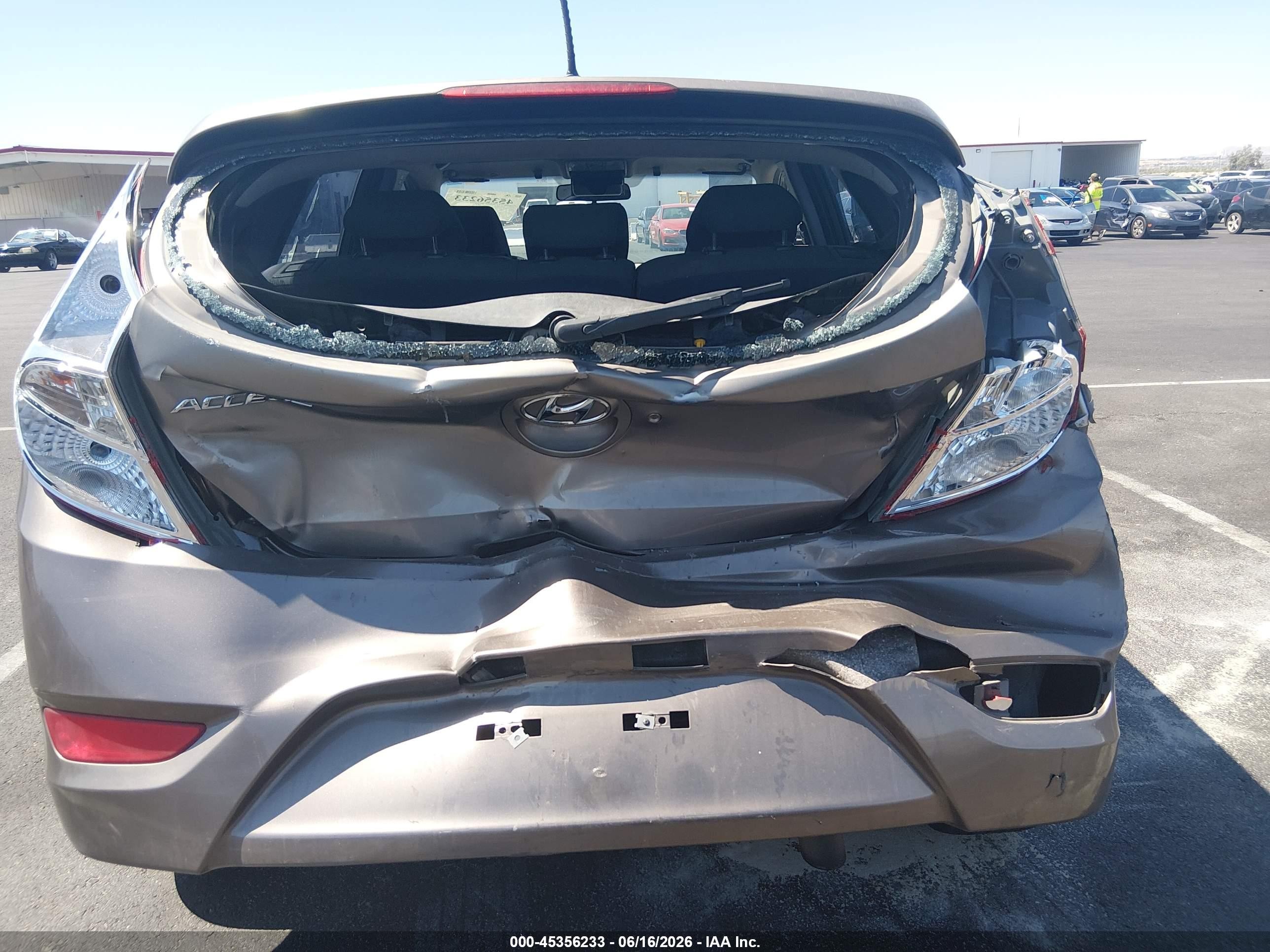 2012 Hyundai Accent Se Gray vin: KMHCU5AE4CU049719