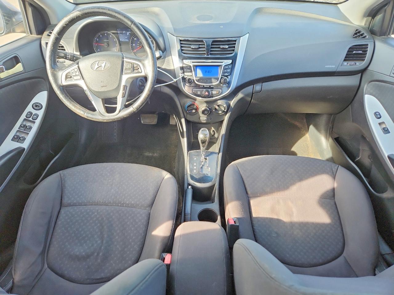 2012 Hyundai Accent Se Серый vin: KMHCU5AE4CU053687