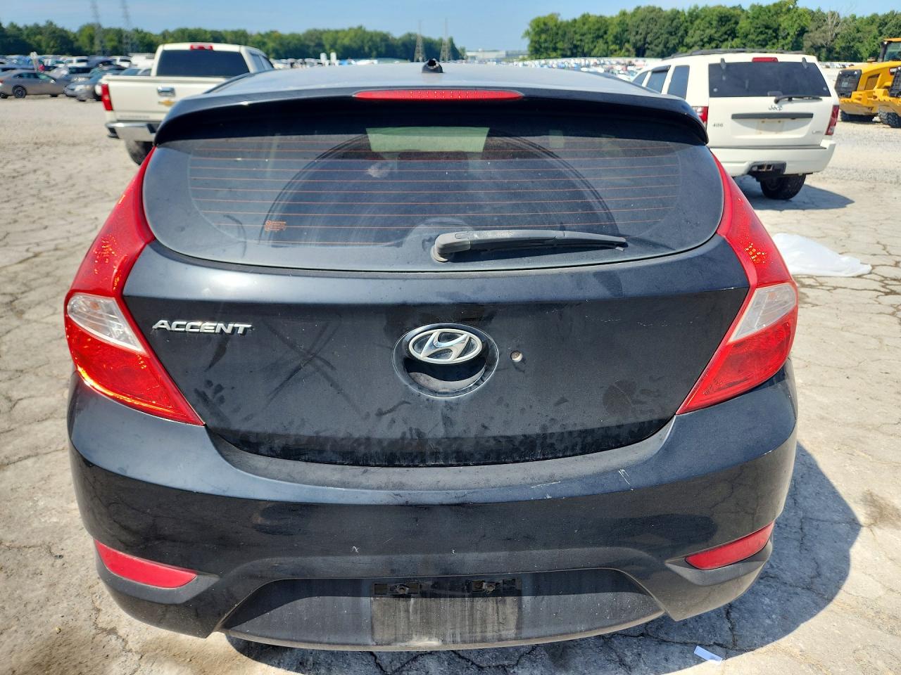 2013 Hyundai Accent Se Черный vin: KMHCU5AE4DU087999