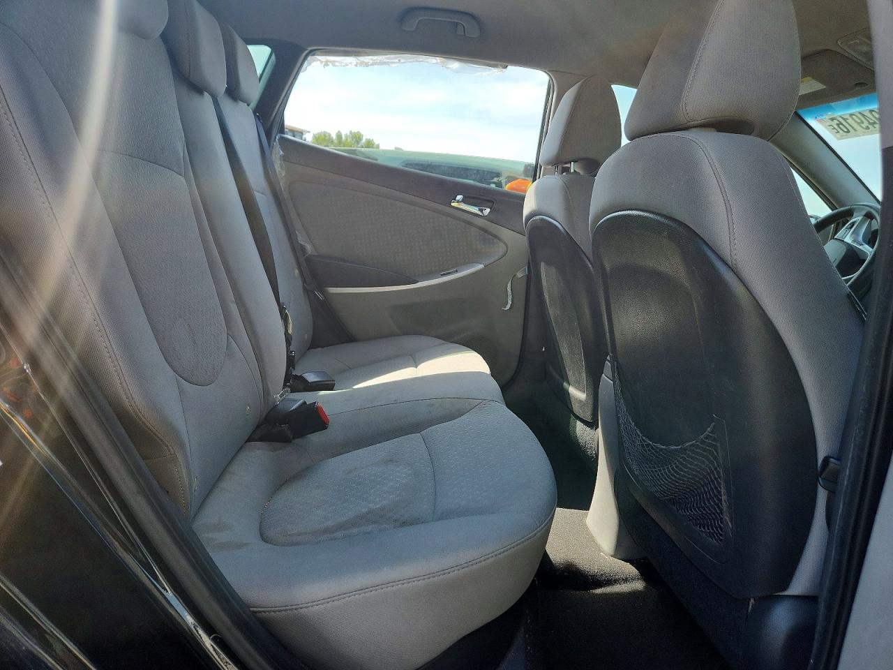 2013 Hyundai Accent Se Черный vin: KMHCU5AE4DU087999