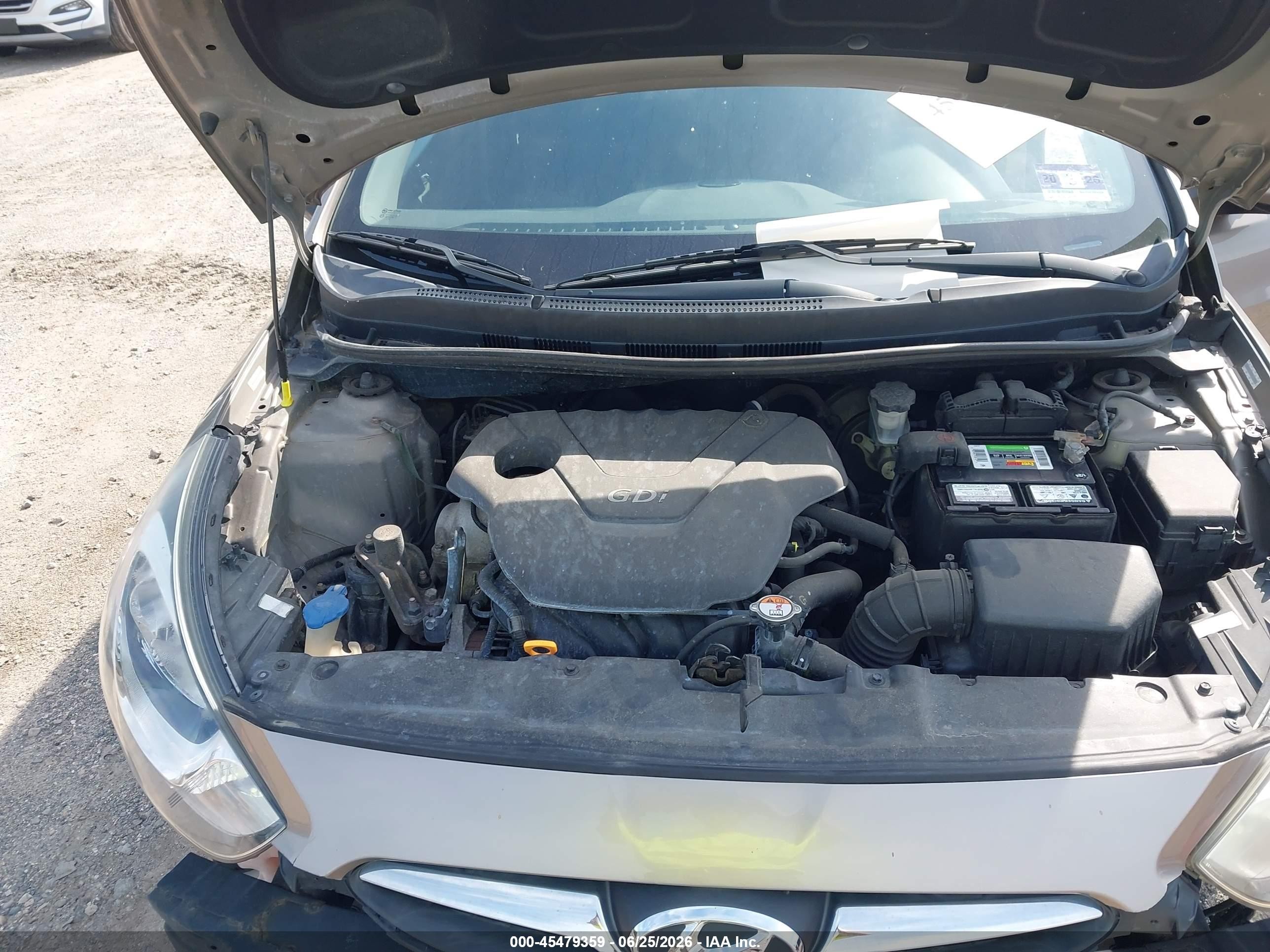 2013 Hyundai Accent Se Gray vin: KMHCU5AE4DU099084
