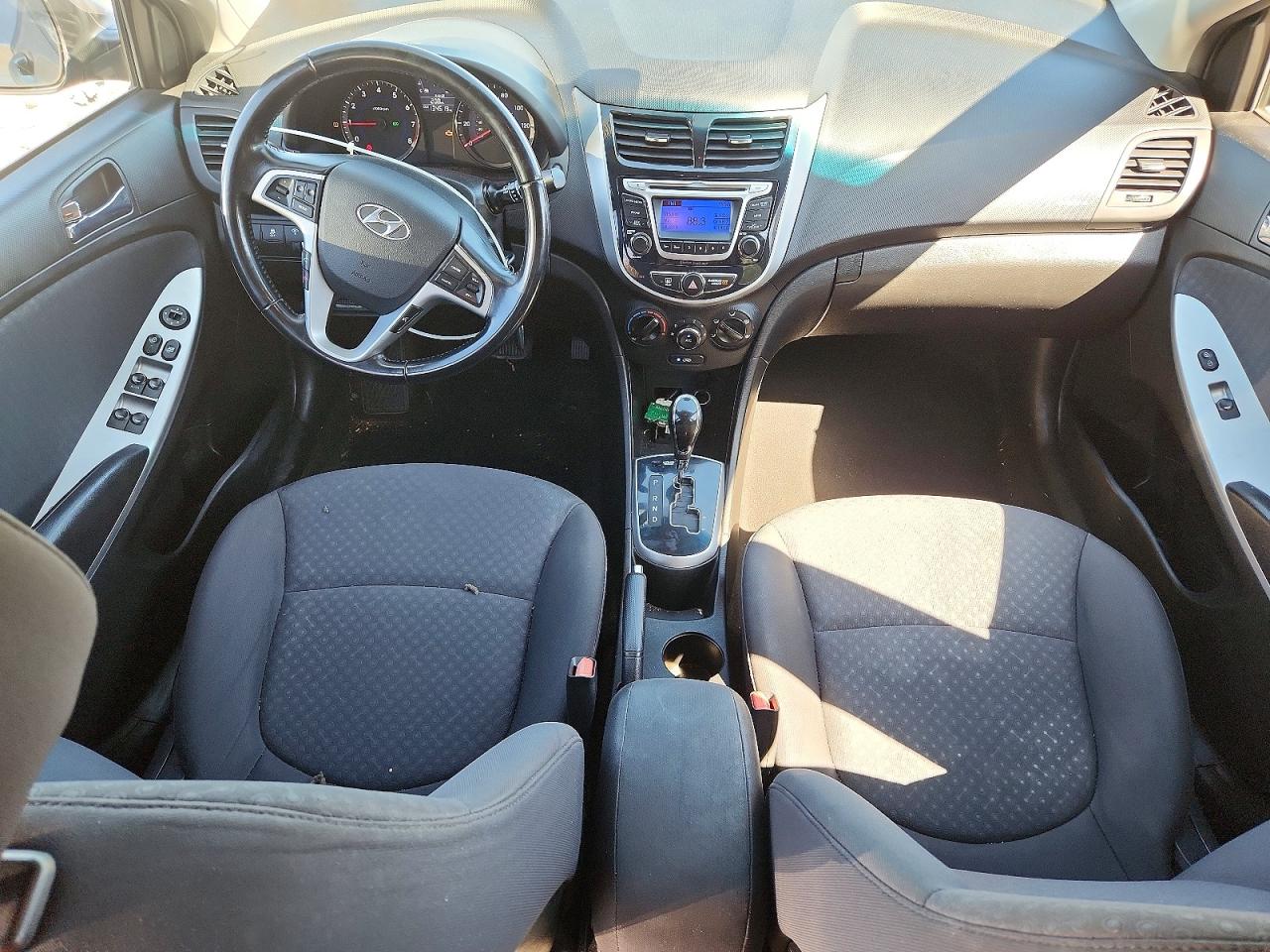 2014 Hyundai Accent Se Gray vin: KMHCU5AE4EU168115