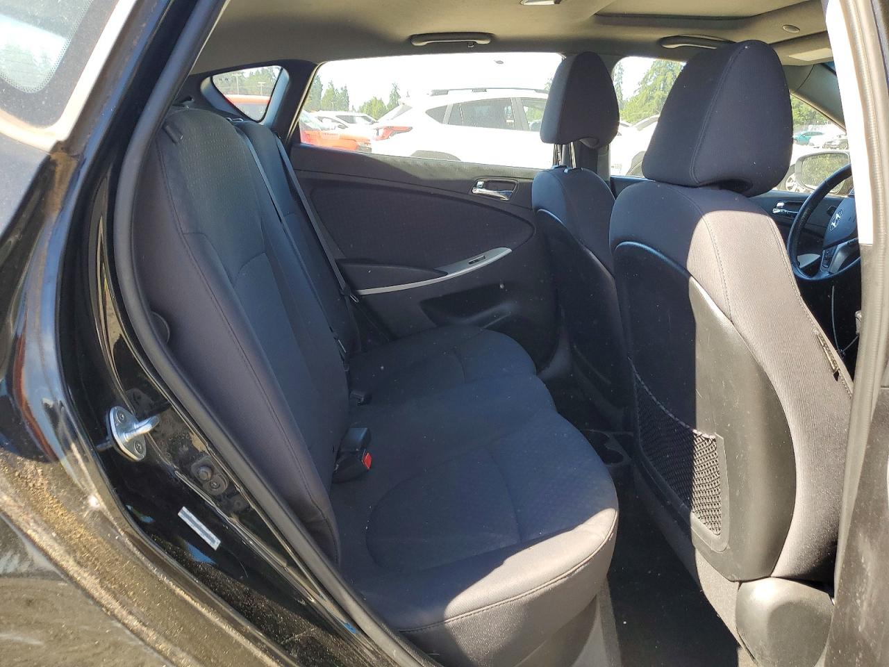 2014 Hyundai Accent Se Black vin: KMHCU5AE4EU196013