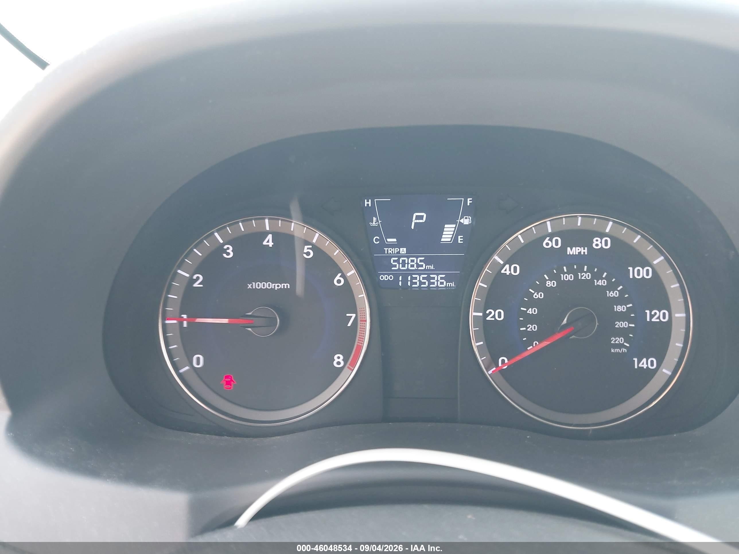 2013 Hyundai Accent Se Красный vin: KMHCU5AE5DU075103