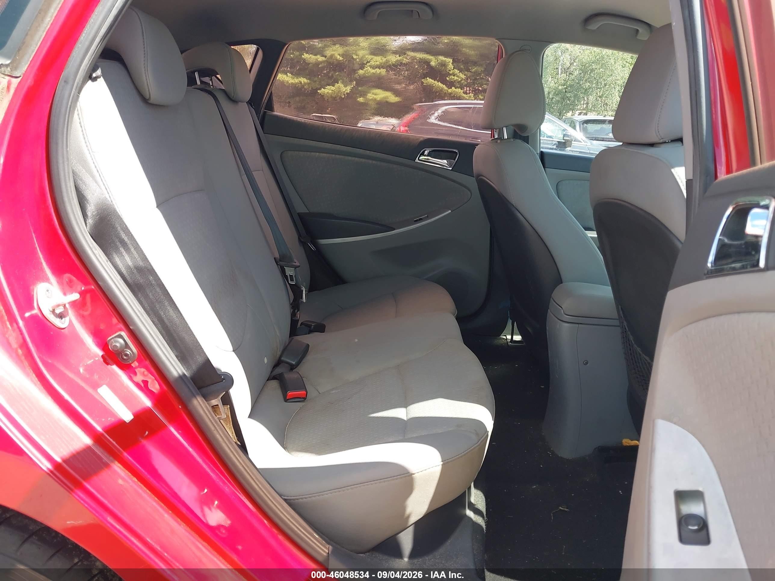 2013 Hyundai Accent Se Красный vin: KMHCU5AE5DU075103