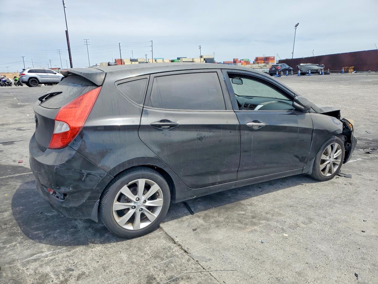 2013 Hyundai Accent Se Black vin: KMHCU5AE5DU106043