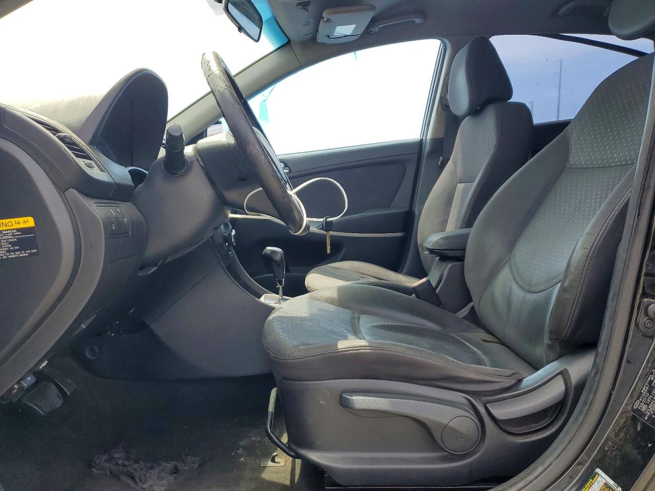 2013 Hyundai Accent Se Black vin: KMHCU5AE5DU106043