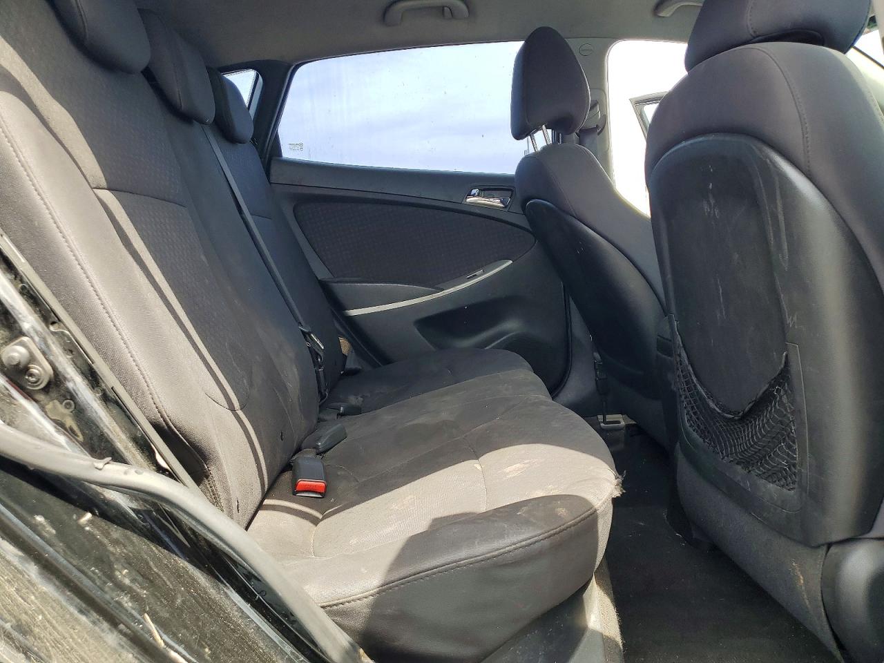 2013 Hyundai Accent Se Black vin: KMHCU5AE5DU106043