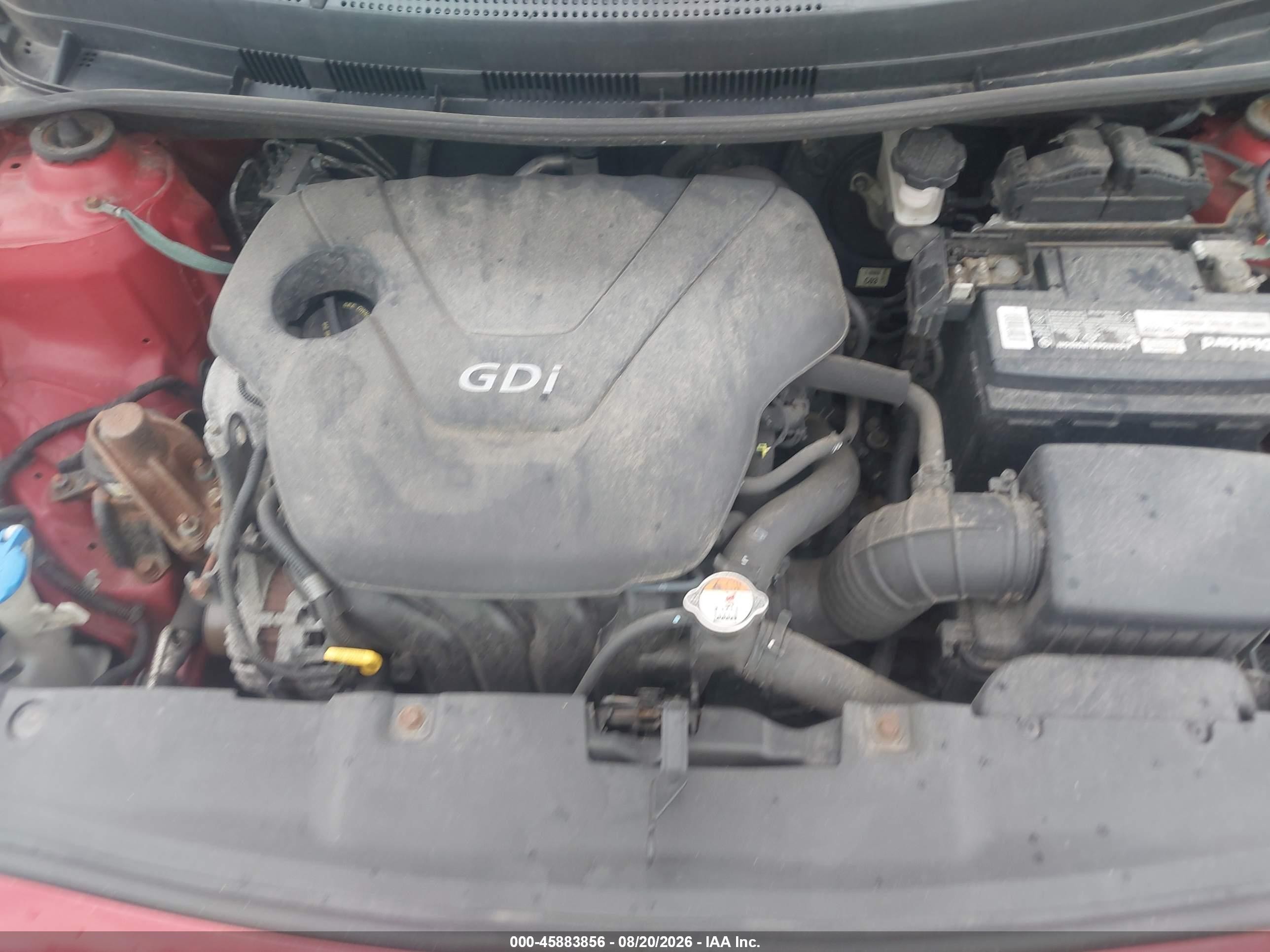 2014 Hyundai Accent Se Red vin: KMHCU5AE5EU153042