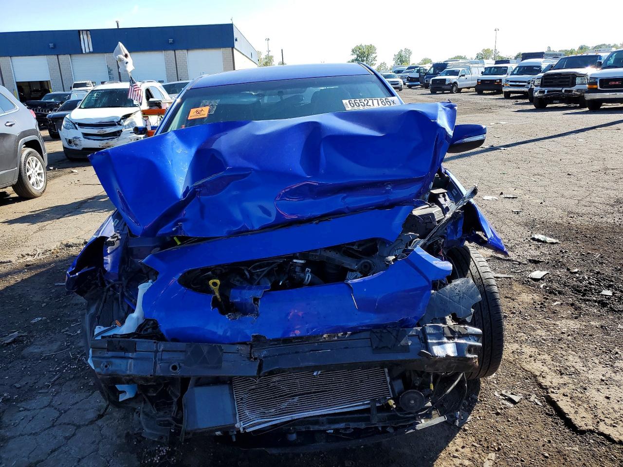 2014 Hyundai Accent Se Синий vin: KMHCU5AE5EU182282