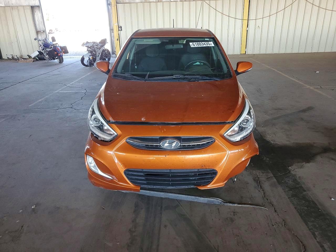 2015 Hyundai Accent Sport Orange vin: KMHCU5AE5FU217680