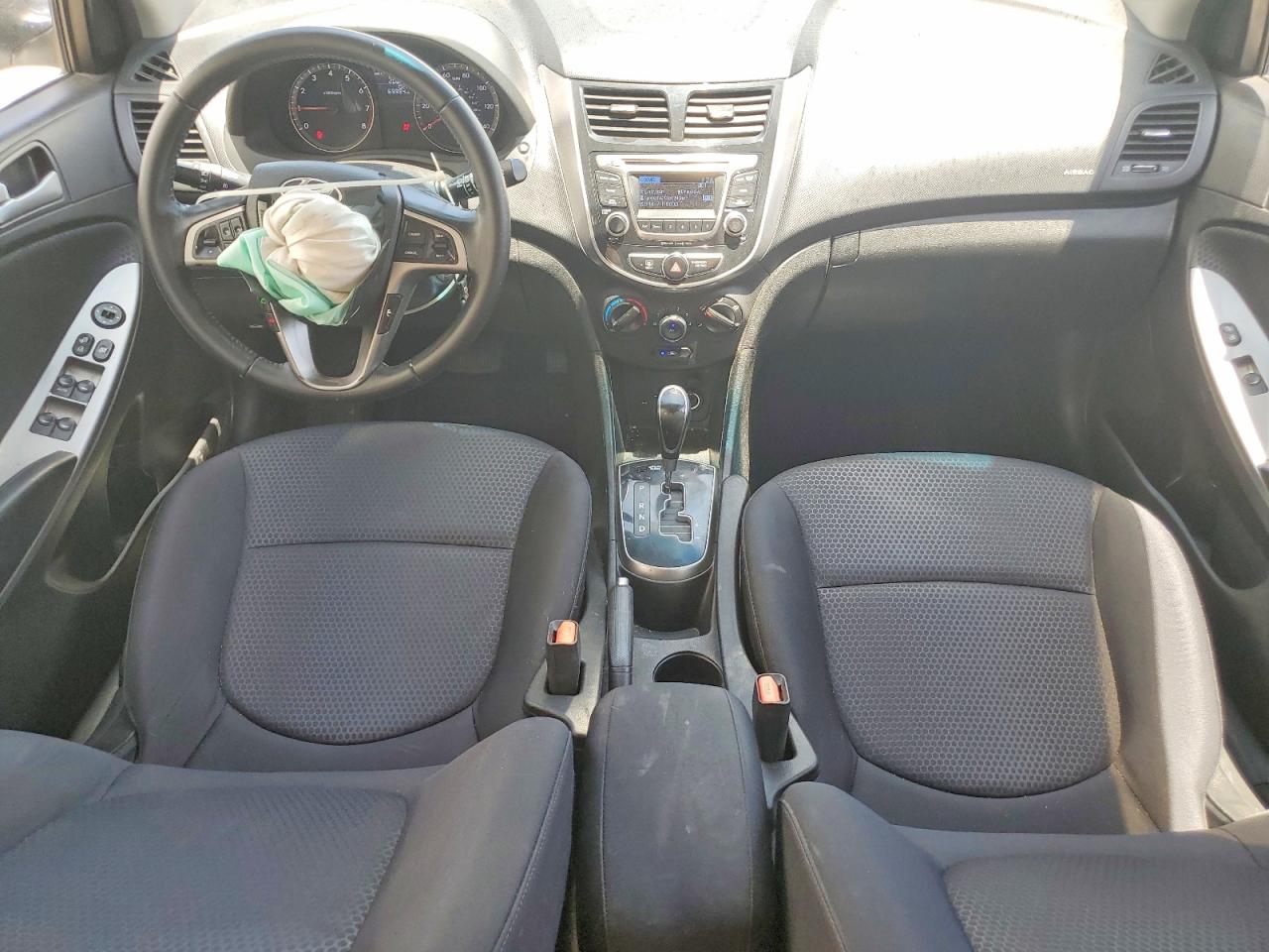 2015 Hyundai Accent Sport Silver vin: KMHCU5AE5FU233037