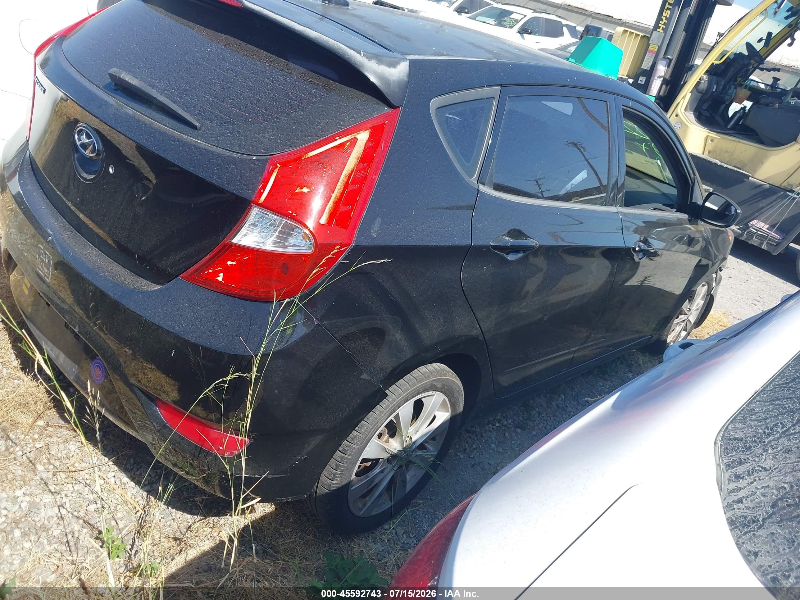 2012 Hyundai Accent Se Black vin: KMHCU5AE6CU030962