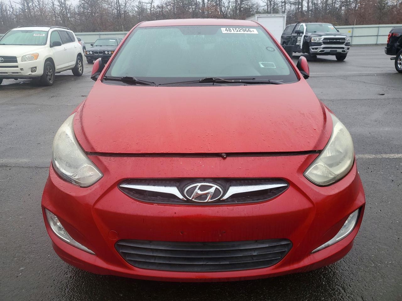2012 Hyundai Accent Se Red vin: KMHCU5AE6CU042089