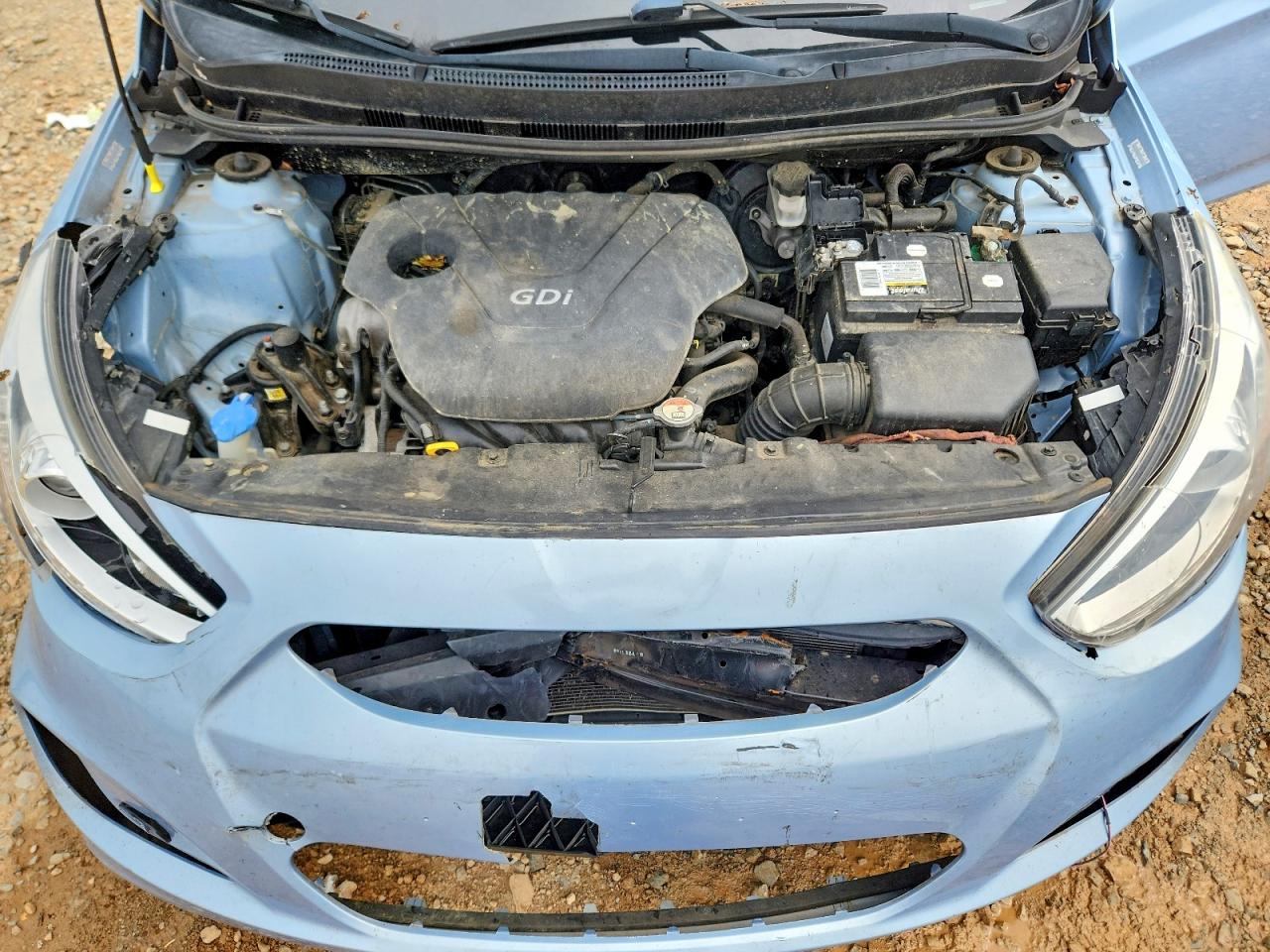 2014 Hyundai Accent Se Blue vin: KMHCU5AE6EU150439