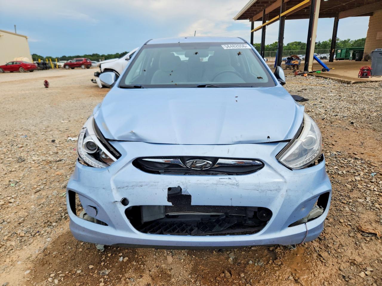 2014 Hyundai Accent Se Blue vin: KMHCU5AE6EU150439