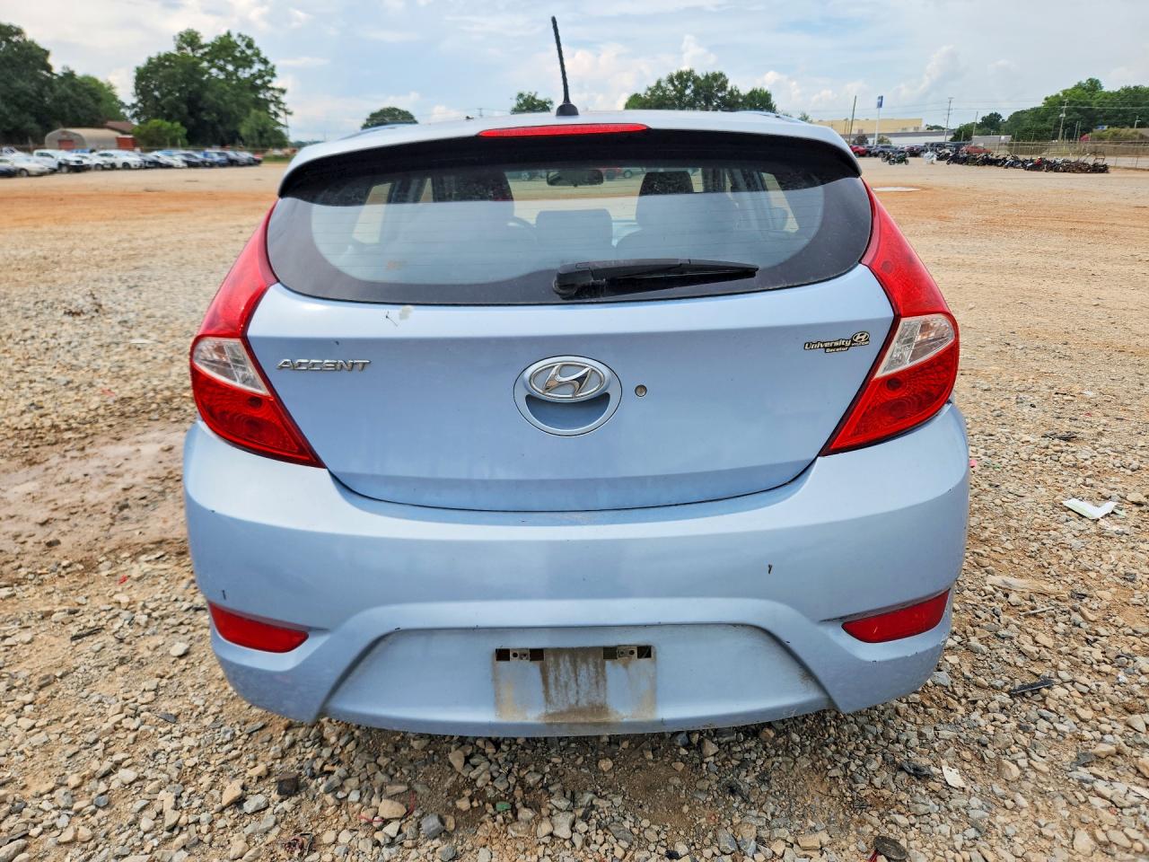 2014 Hyundai Accent Se Blue vin: KMHCU5AE6EU150439