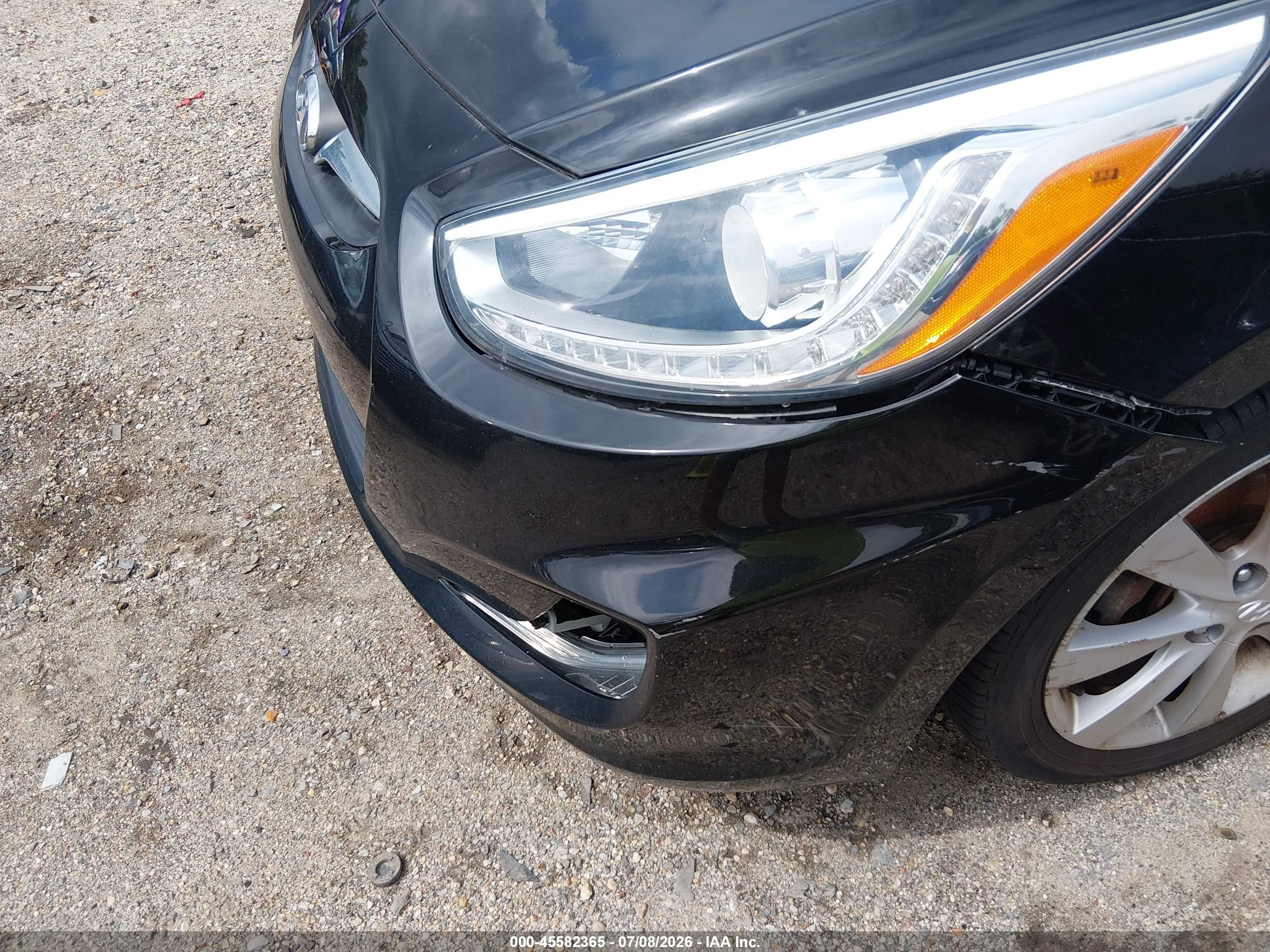 2014 Hyundai Accent Se Black vin: KMHCU5AE6EU155768