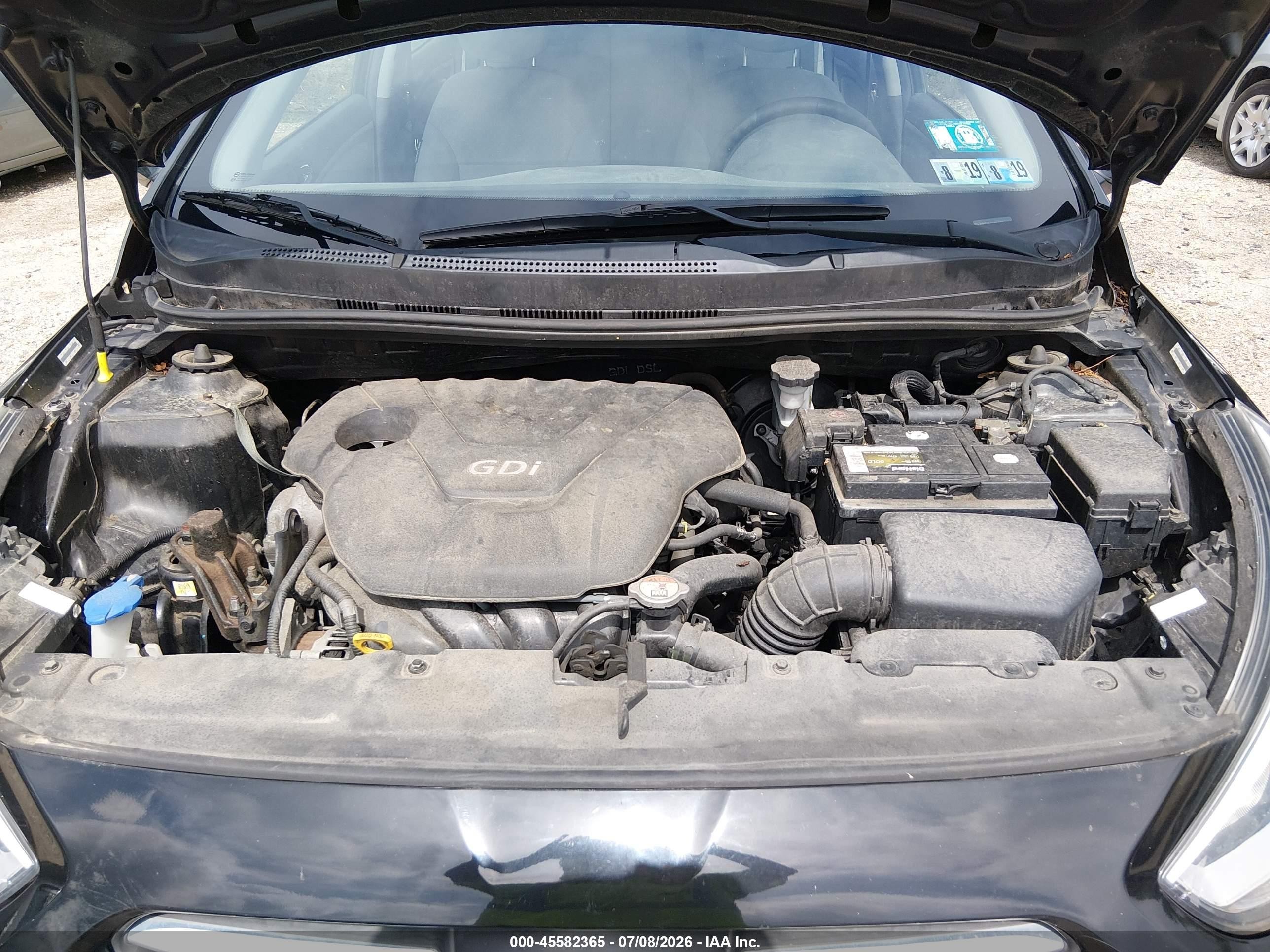 2014 Hyundai Accent Se Black vin: KMHCU5AE6EU155768