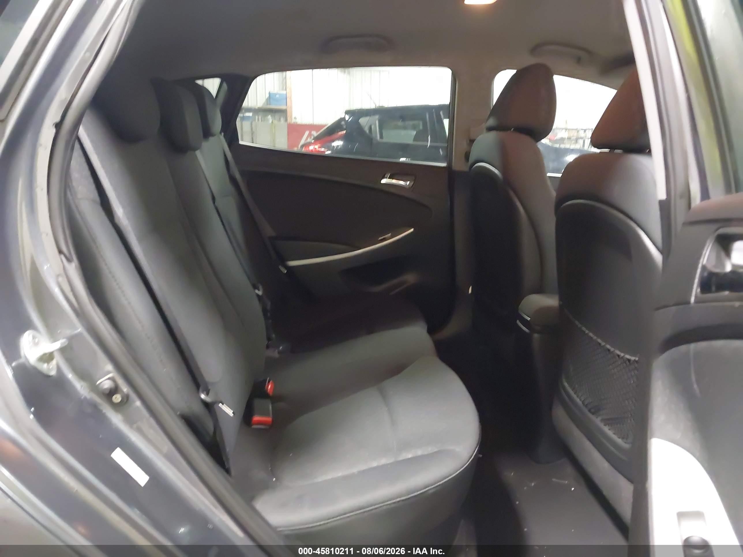 2012 Hyundai Accent Se Gray vin: KMHCU5AE7CU017878