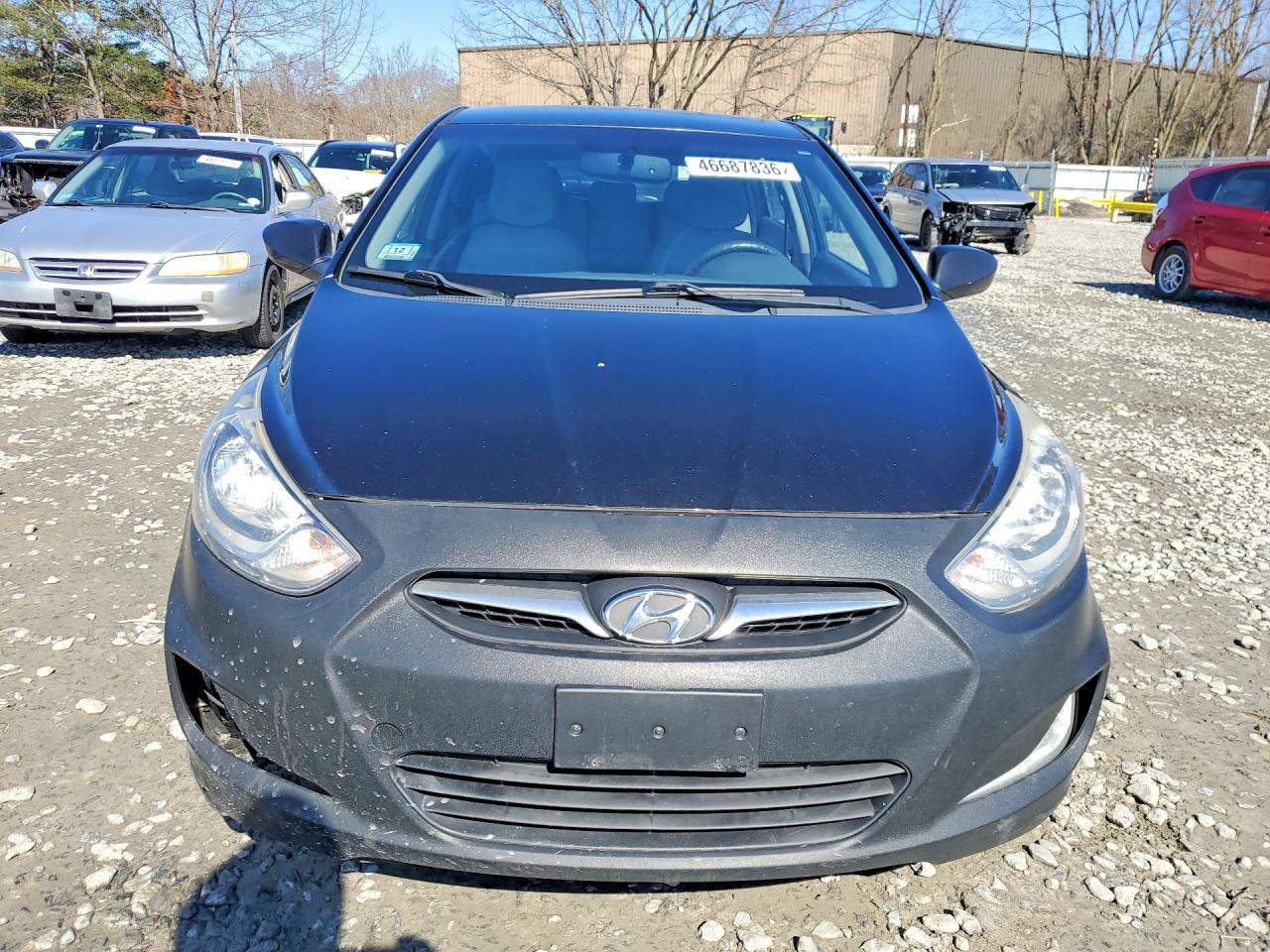 2012 Hyundai Accent Se Black vin: KMHCU5AE7CU032543