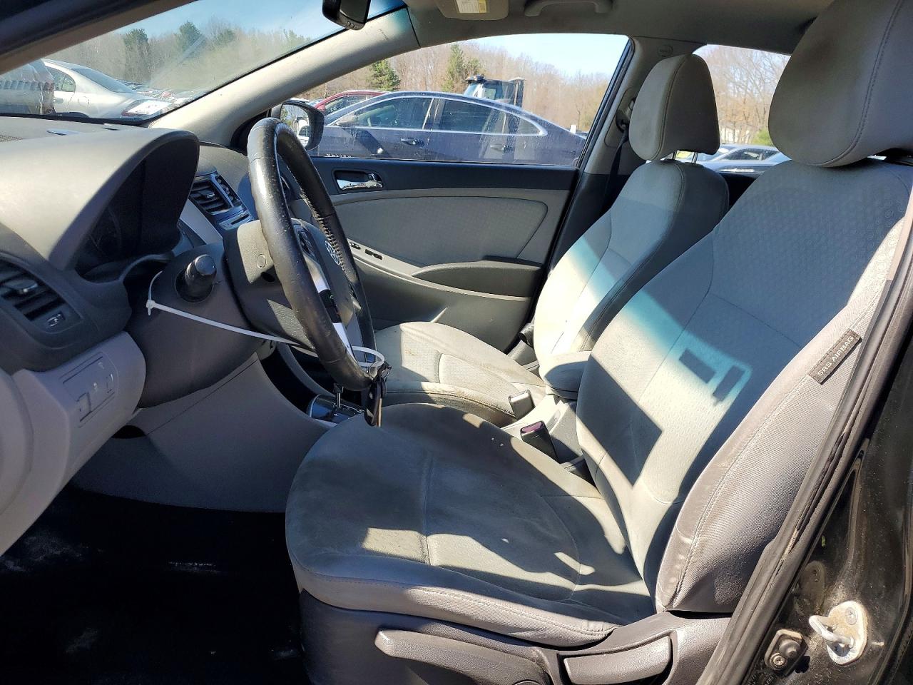 2012 Hyundai Accent Se Black vin: KMHCU5AE7CU032543