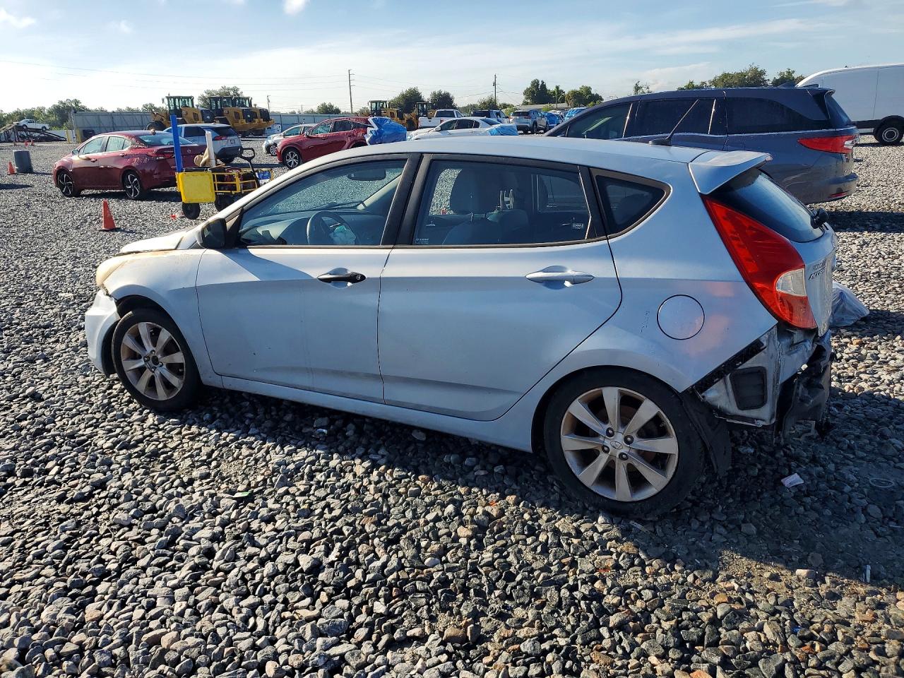 2012 Hyundai Accent Se Blue vin: KMHCU5AE7CU040982